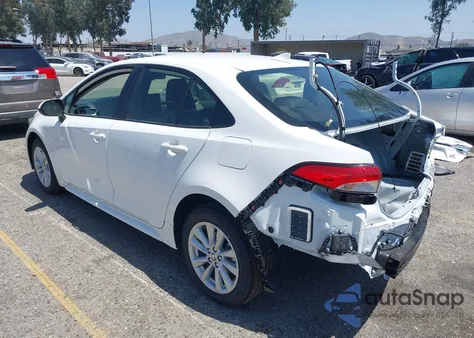 2025 Toyota Corolla Hybrid Le z USA, uszkodzony, nr VIN JTDBCMFE3S3096041